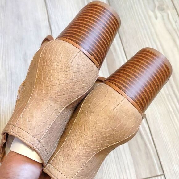 (49-1610)  ZBY Open Ankle Boots Size 5.5 - Picture 7 of 11